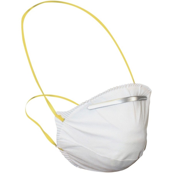 Proguard Respirator, f/Dust/Mist, Double-shell, 20/BX, White, PK20 PGD7312B